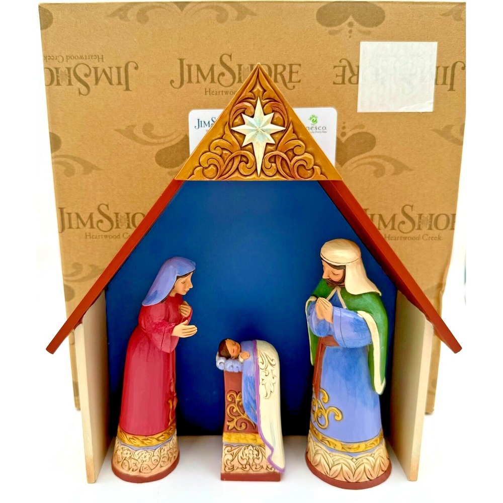 Jim Shore Blessings From Bethlehem 2022 Nativity Figurine NIB Christmas Gift
